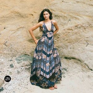 Dark Blue Beachy Maxi Dress